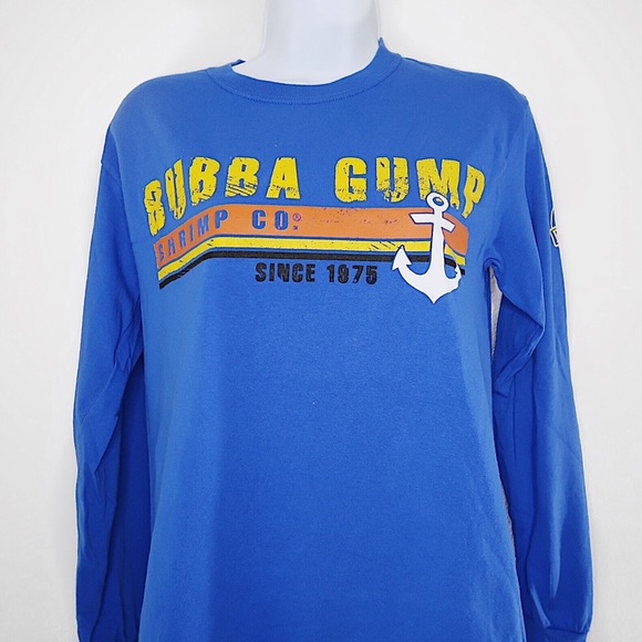 Bubba Gump Shrimp Co. | Blue Graphic Long Sleeve - Picture 1 of 3